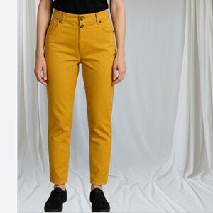 Sabrina Lauren Women’s Mustard Yellow Stretch Pants Size 10